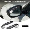 2in1 Car Rearview Mirror Rain Eyebrow Reversing Small Round Mirror For Civic Accord CRV Fit Jazz CBR Cb500x Accessories