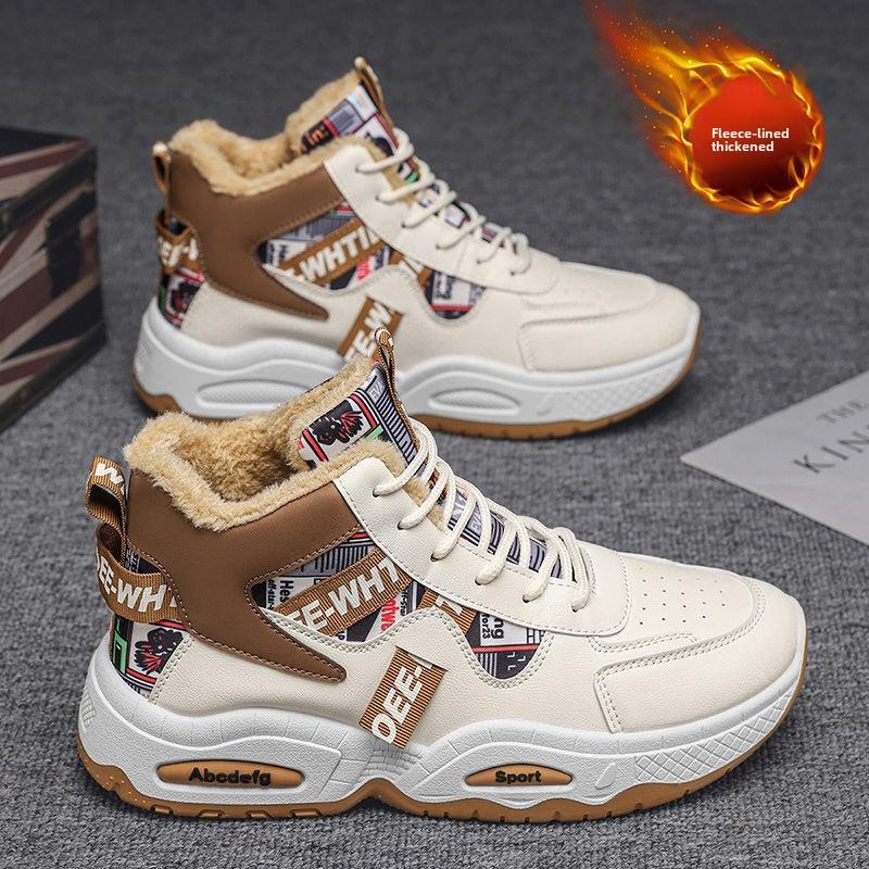 Mode Herren Schneestiefel Lässige Mode Sport Sneaker Outdoor Neue Mode Laufschuhe Herren Verdickte Warme Baumwollschuhe Zapatillas Hombre