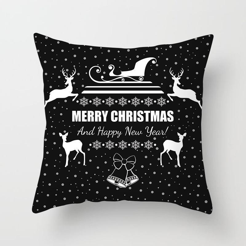 Europäischer und Amerikanischer Weihnachtsmann Weihnachtsbaum Kissenbezug Kissenbezug Druck