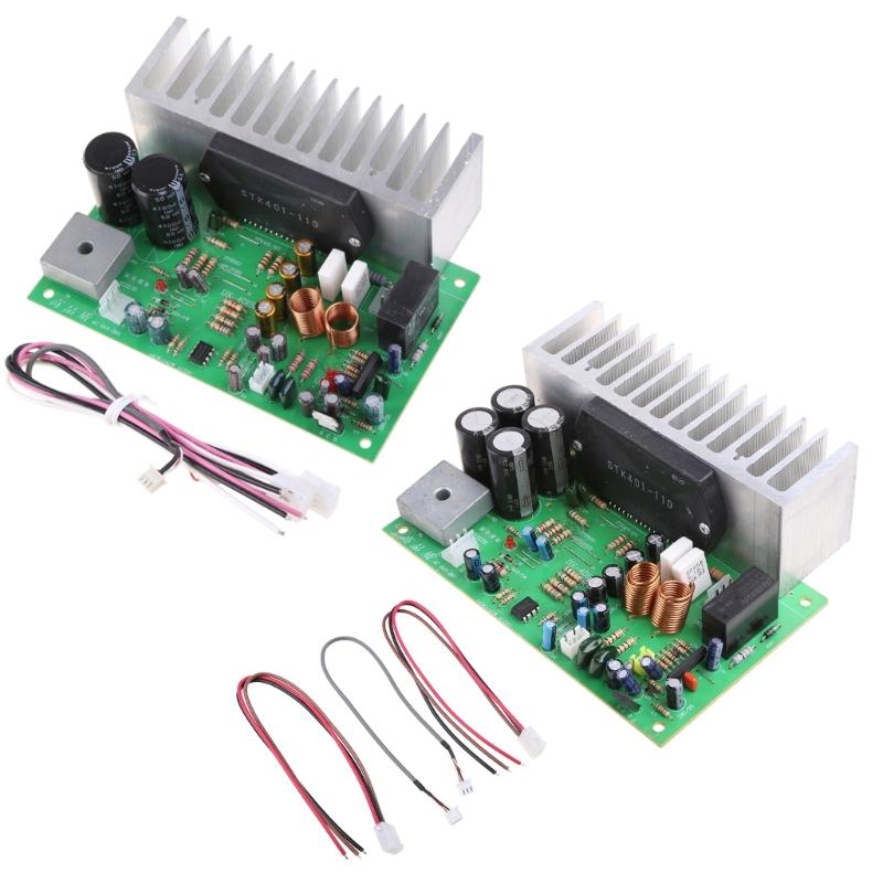 2.0 Channel AC Dual 24V-28V STK401 Thick Film Series Power Amplifier Board 140W+140W Stereo
