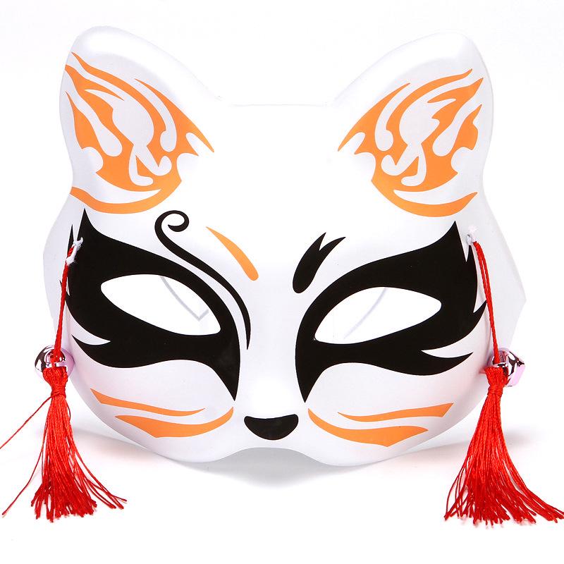 Children's Cute Fox Mask: Half-Cat Face Cosplay Costume for Fun and Safe Performances