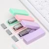 Candy Color Small Stapler Metal Manual Binding Tool Portable Bookbinding Machine  School Office