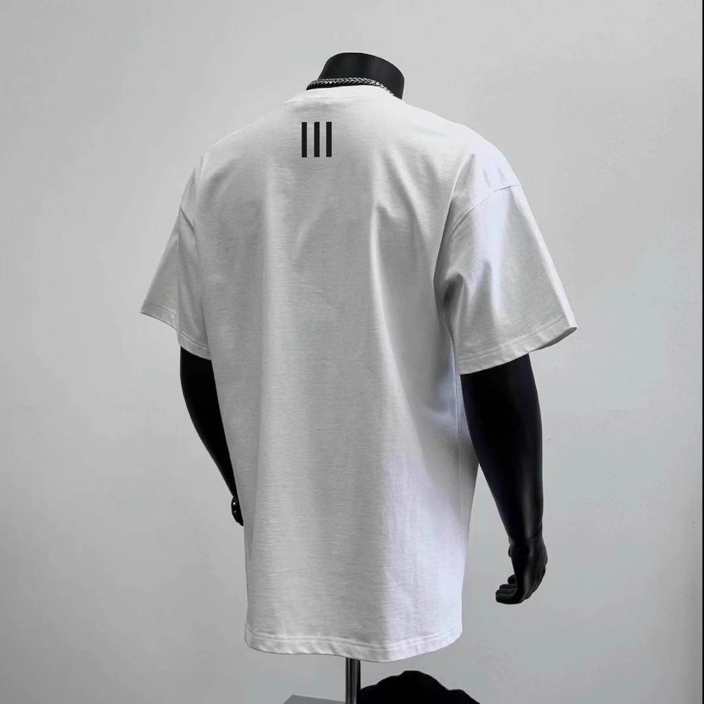Short Sleeve Cotton Men'S Printed T-Shirt Trend Men'S And Women'S Versatile Crew Neck T-Shirt Men'S
