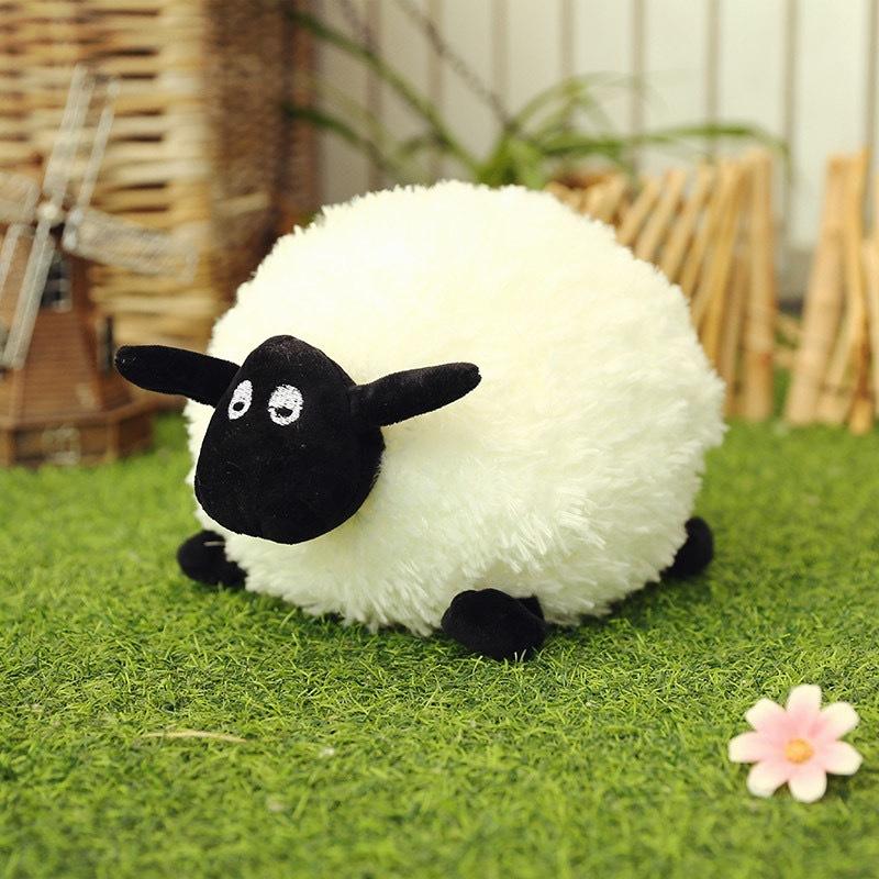 

Sheep doll explosion lamb plush toy children s pillow doll that sheep doll round ball little white sheep 40cm【0.55kg】