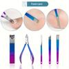 7/10/12/15pcs Professional Nail Clippers Pedicure Kit, Stainless Steel Cuticle Nippers and Cutter Kit Grooming Kit for Travel