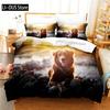 Schneehund Bettwäsche Set Bettbezug Set 3D Bettwäsche Digitaldruck Queen Size Bettwäsche Set Mode Design
