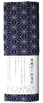 No BoRDER PERiTOSS Rolltyp Zweistöckige Essstäbchentasche in Werkzeugrolle Okayama Denim Asanoha [Made Japan] PT-0423EHL