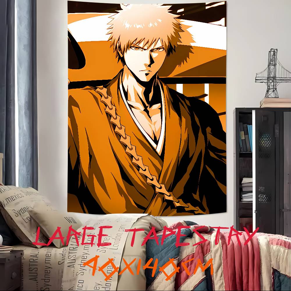 Fashion Cool Anime BBleachS Tapestry Decoration Bedroom Dormitory Background Cloth Holiday Home Party Living Room Club Tapestry