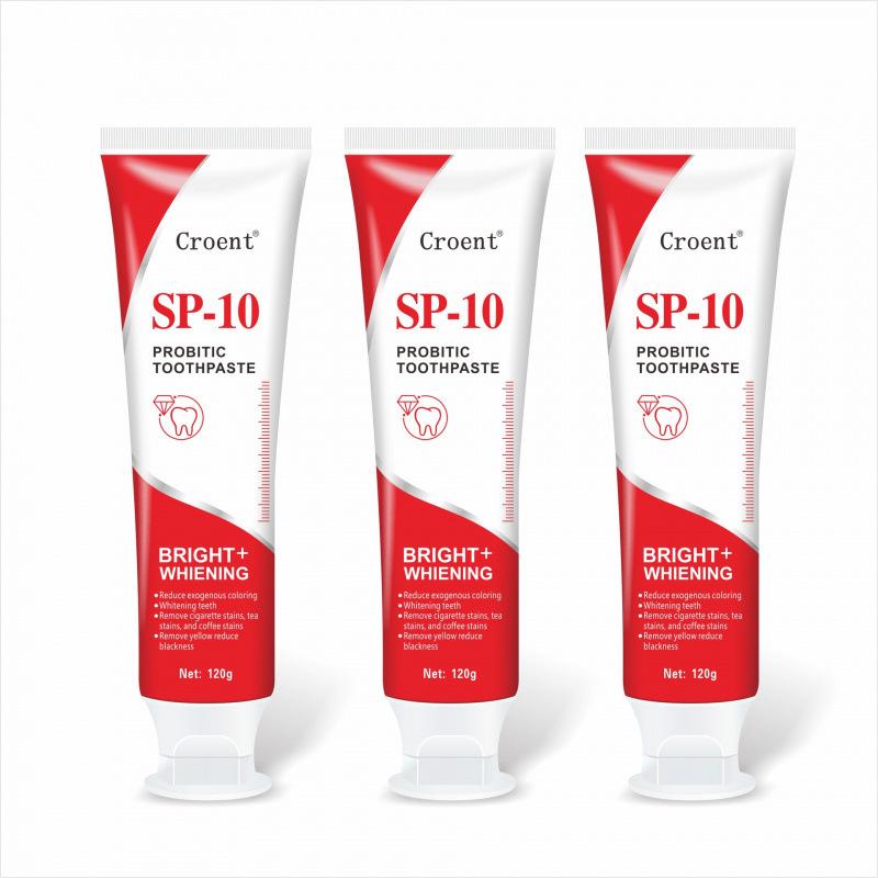 Probiotische Zahnaufhellungs-Zahnpasta: Reduziert Zahnstein, Weißt gelbe Zähne auf, Erfrischt den Atem, 120g