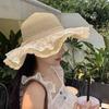 Ladies' Bow Lace Hat Beach Hat Sun Hat