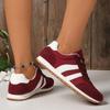 Fashion 2025 Autumn New Women's Red Casual Sneakers Lightweight Non Slip Walking Shoes Woman Plus Size Comfort Breathable Sports Shoes