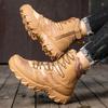 Heren Winter Fleece Militaire Laarzen Veldtraining Tactische Laarzen Vechtschoenen Outdoor Piek Beklimmingslaarzen Woestijnlaarzen