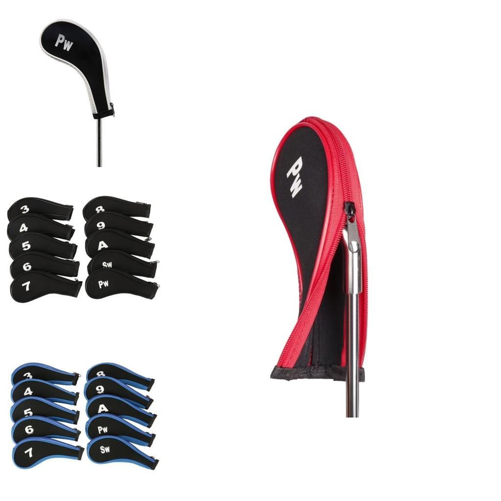 Multicolor Golf Club Iron Headcovers With Zipper And Padded Neoprene Material Pcs)