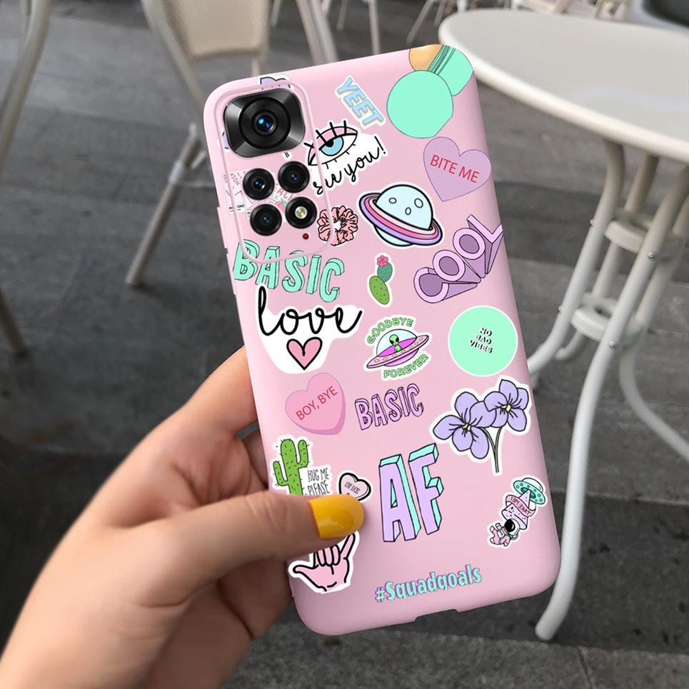 Stylish Girls Case For Xiaomi Redmi Note 12 Pro Phone Case Soft TPU Cover for Redmi Note 12 12s 4G note12 Pro Plus Pro+ 5G Etui