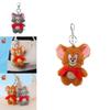 Tom und Jerry Cartoon Plüsch Schlüsselanhänger Mit Super Weichem Kurzem Plüsch Für Kinder Geschenk