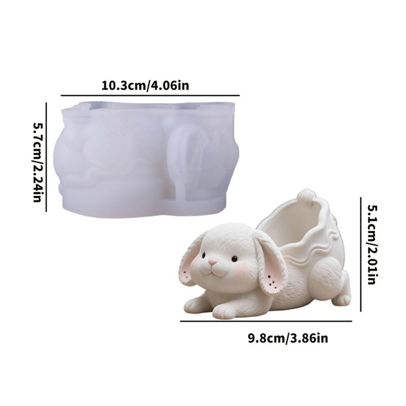 Creative Rabbits Silicone Mould For Jewelry Making And Craft Flexible Sturdy Multipurpose Resin Cement Mould