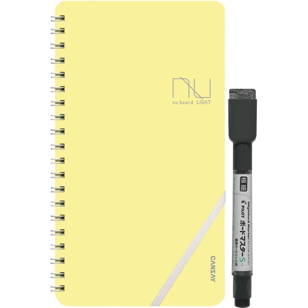 Oubun Printing nu board [Alle 3 Farben] - Wiederverwendbares Whiteboard-Notizbuch