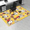 1ks Cuphead, Mugman, Kancelářský koberec ve stylu art, Měkký polyester, Protiskluzový, Lze prát v pračce, Koberce do interiéru Li
