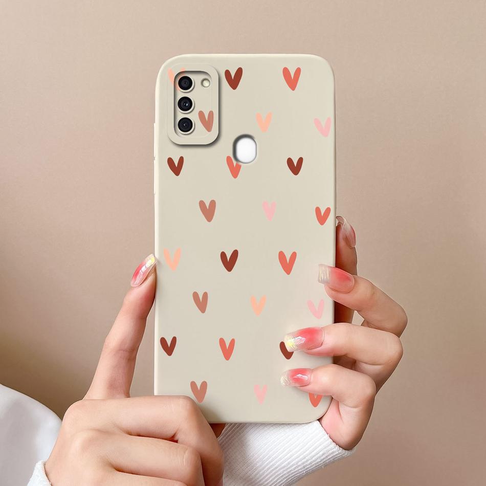 For Samsung A11 Phone Case Cute Butterfly Soft Liquid Silicone Camera Protection Back Cover For Galaxy A 11 Funda Capa Protector