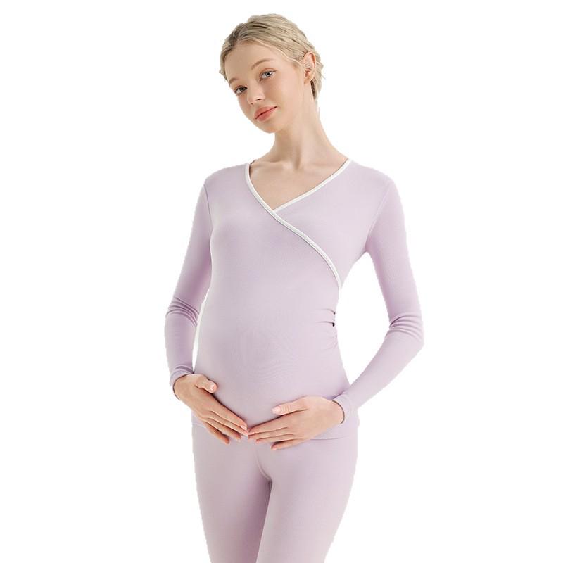 Maternity Modal Long Sleeve Base Layer Top