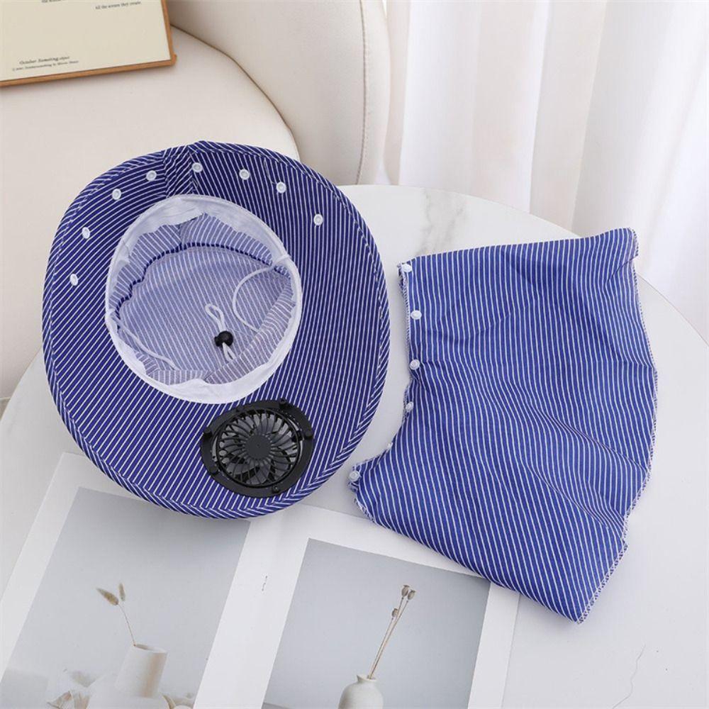 Quick Dry Solar Fan Hat Wide Brim Fishing Hat New Bucket Hat  Summer