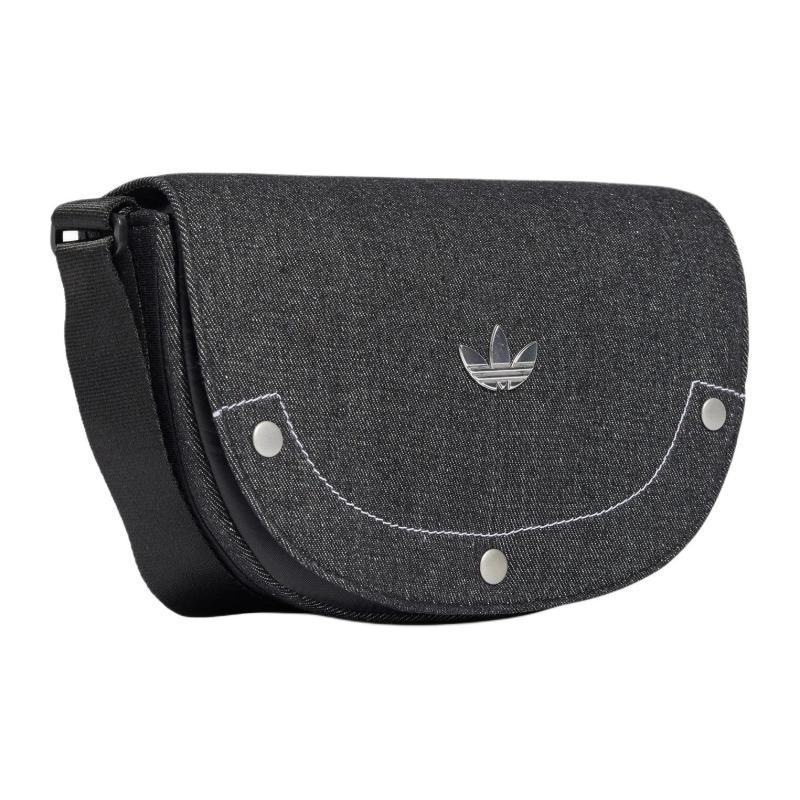 adidas Originals Baumwollmischung mit recyceltem Polyester Tragbare Umhängetasche, Schultertasche Damen Schwarz Adidas IT7366