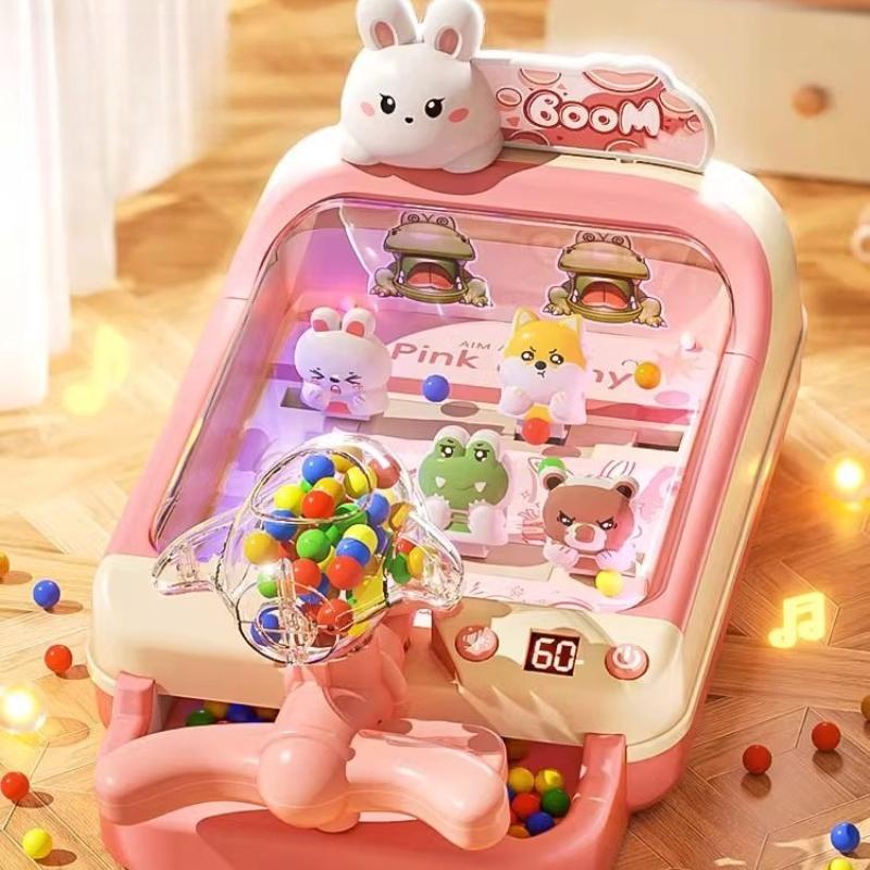 Children Electric Marble Table Game Machine Pinball Shooting Toys For Kids Focus Training Interaction Puzzle Toy Christmas Gifts
