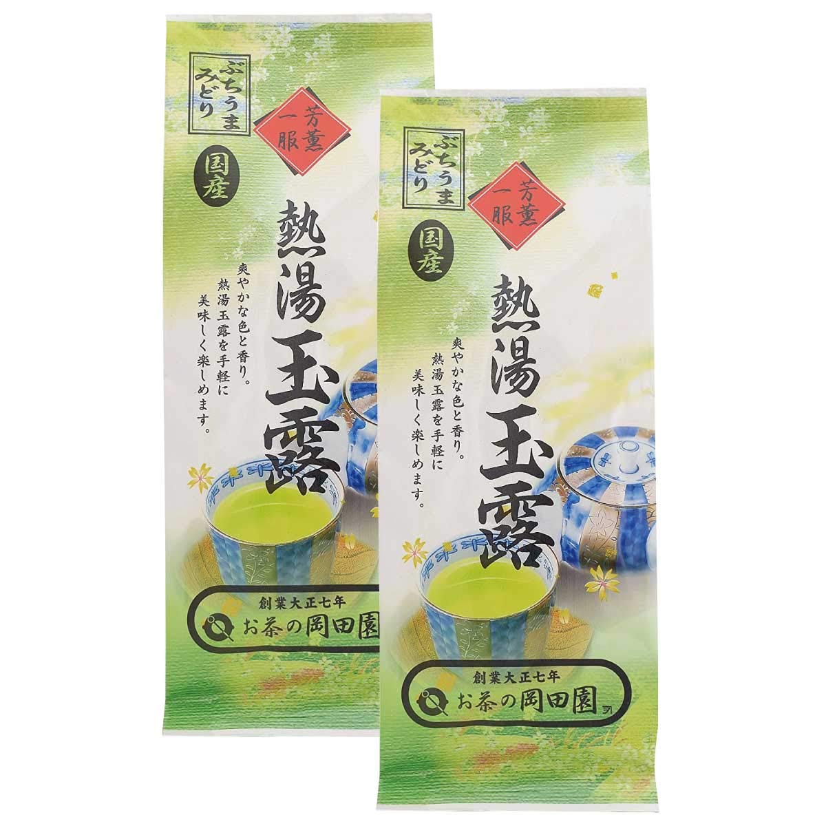 

Okadaen Buchiuma Midori Boiling Gyokuro Covered Tea Leaf Type 120 г x 2 пакетика