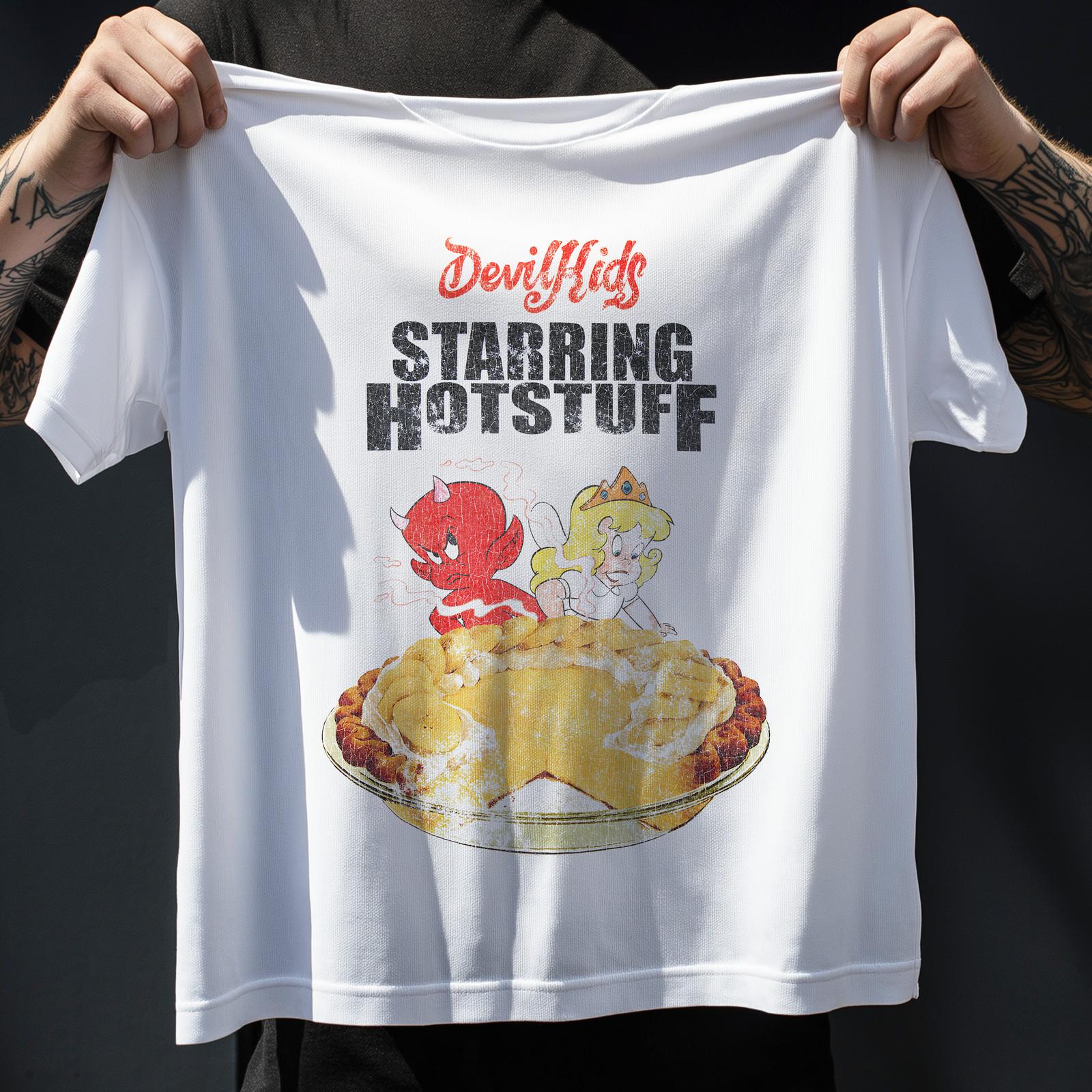 Devilish Delights (Hotstuff) Aged T-Shirt White M XL