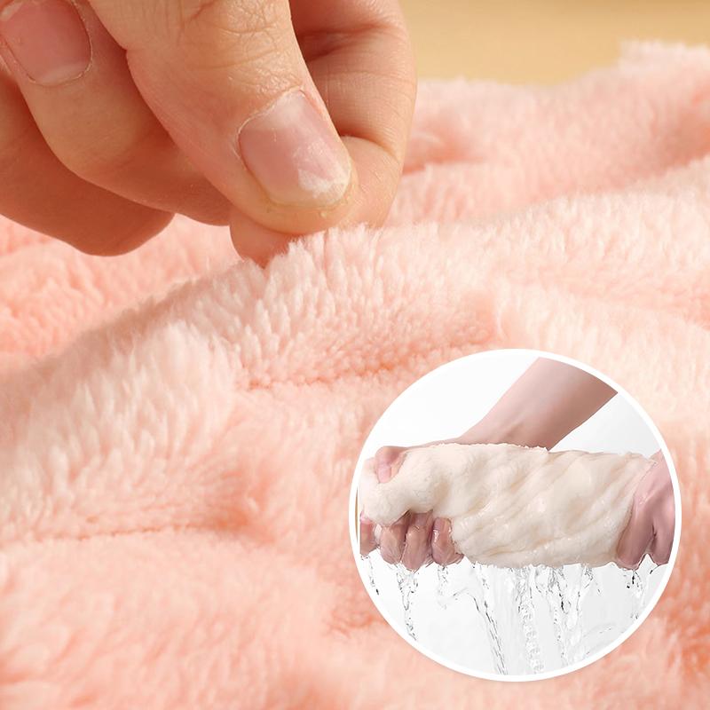 Quickly Hair Dry Towel Super Absorbent Soft Bathroom Women Head Microfiber Towels Girl Spa Hair Towel Hair Dry Wrap Bonnets 1pc