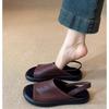 Uniquely Designed Retro Casual Thick Soled Sandals for Women, New Style for External Wear, Non Slip and Versatile Soft Soled Roman Shoes