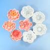 Delicate Kitchen Silicone Baking Molds Heatproof Silicone Flower Cake Crafting Moulds for Birthday and Festival Treats