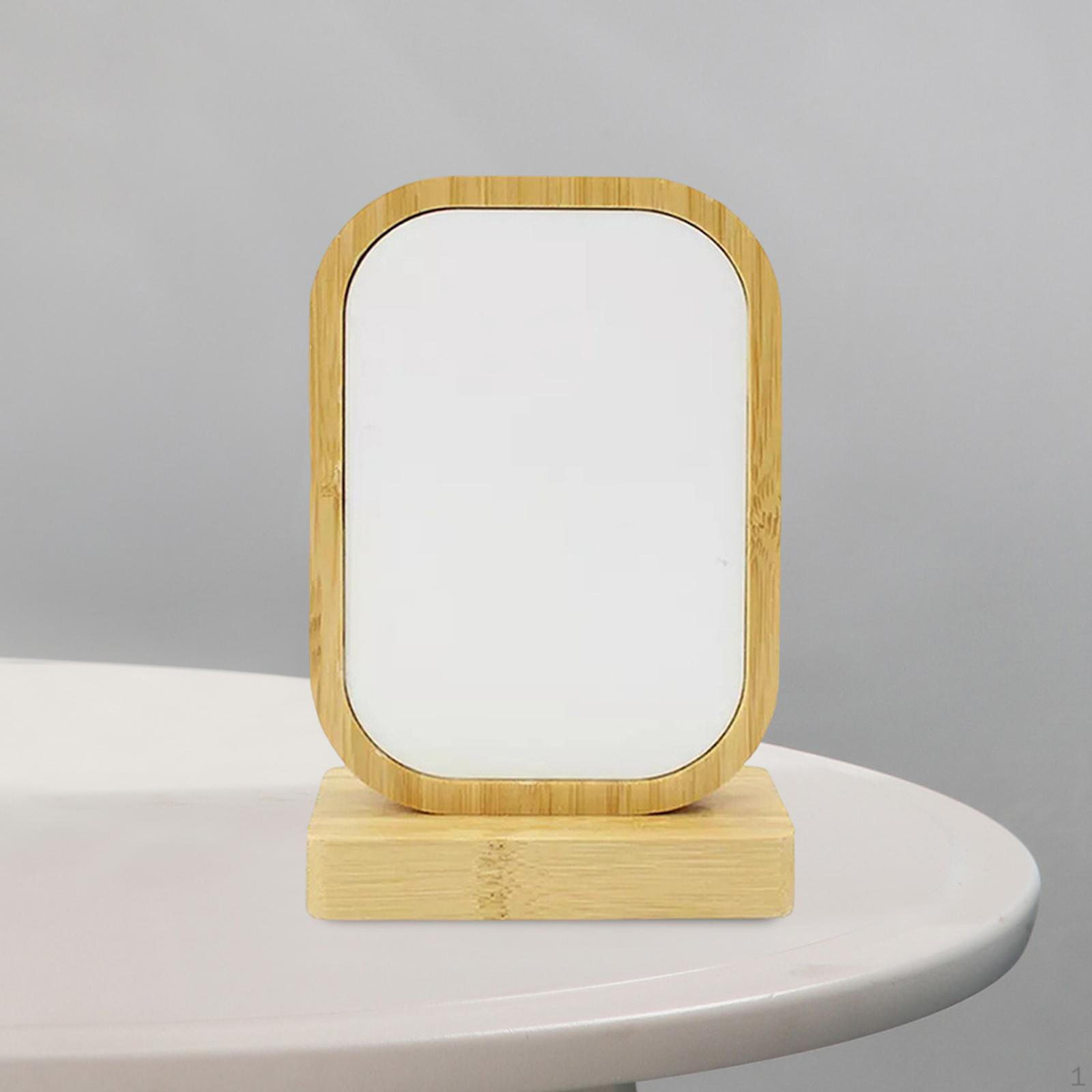 

Creative Wooden Photo Frame for Tabletop, Gift Holder Bedroom Rectangle