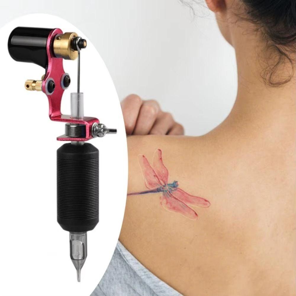 

Professional Tattoo Machine Set Silent Motorized Body Permanent Makeup Tool Tattoo Accessories золотий