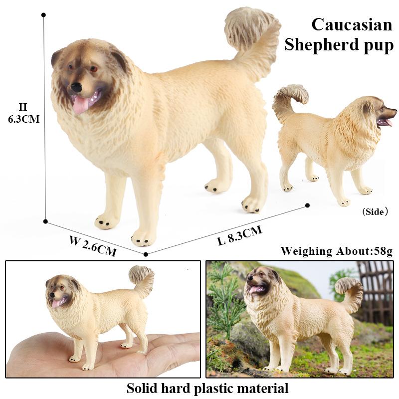 Oenux Kitty Dog Animals Model Action Figure Siamese Husky Pug Rottweiler Puppy Figurines PVC Cute Collection Toy Kids Gift