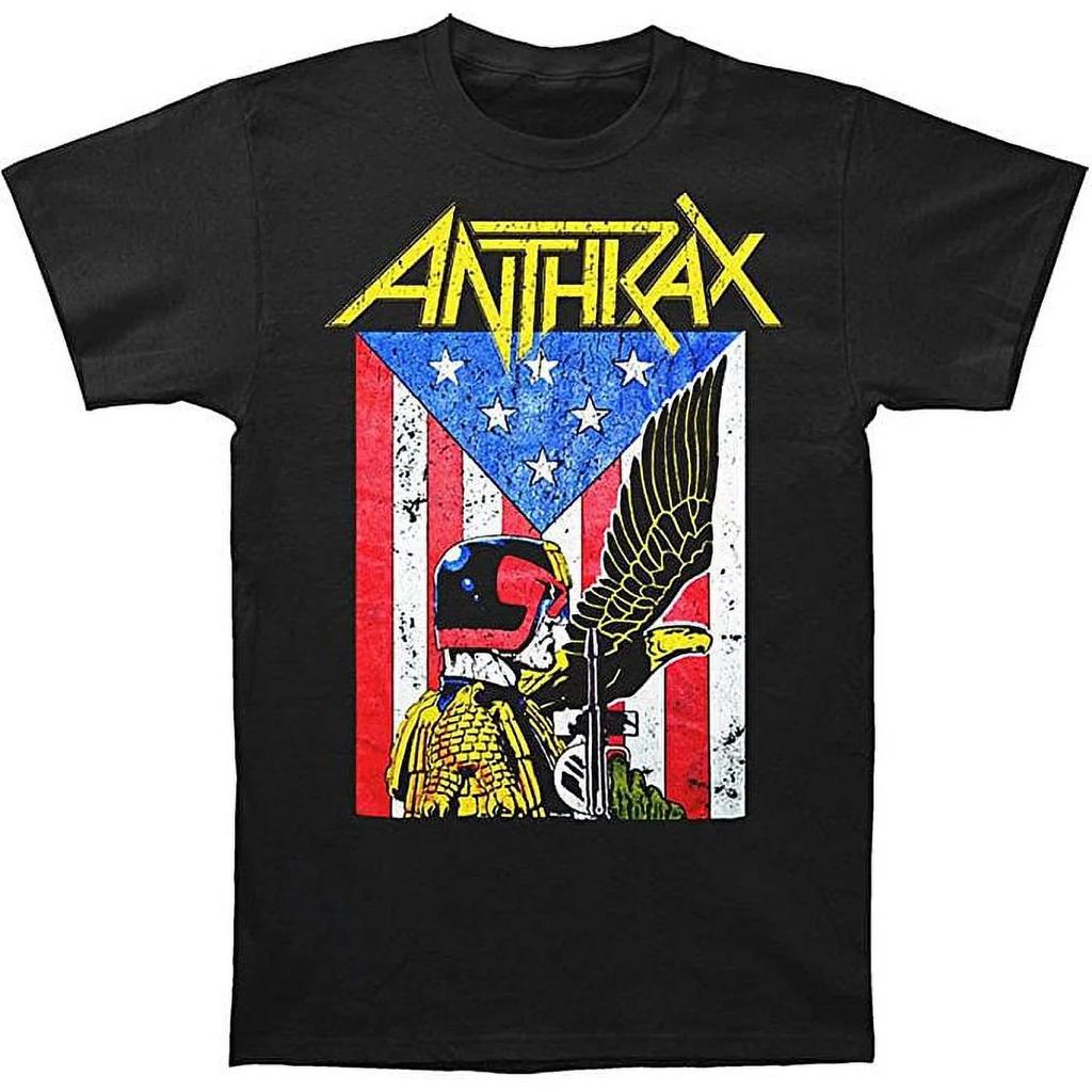 Anthrax I Am The Law Judge Dredd Herren T-Shirt High-End Luxus Ist für Männer und Frauen Top Y2k 2026 Sommer