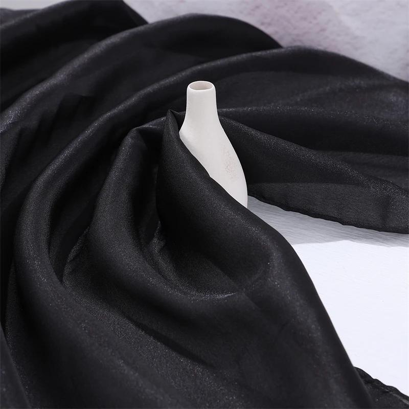 Wide 150cm Translucent Chiffon Tulle Fabric Material for Skirt Decoration Stage Performance Costumes DIY Sewing Handmade Fabric