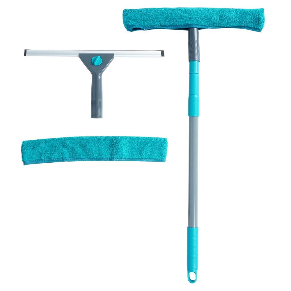 Telescopic Window Mop with Squeegee 57-128 Cm 4 Pcs.