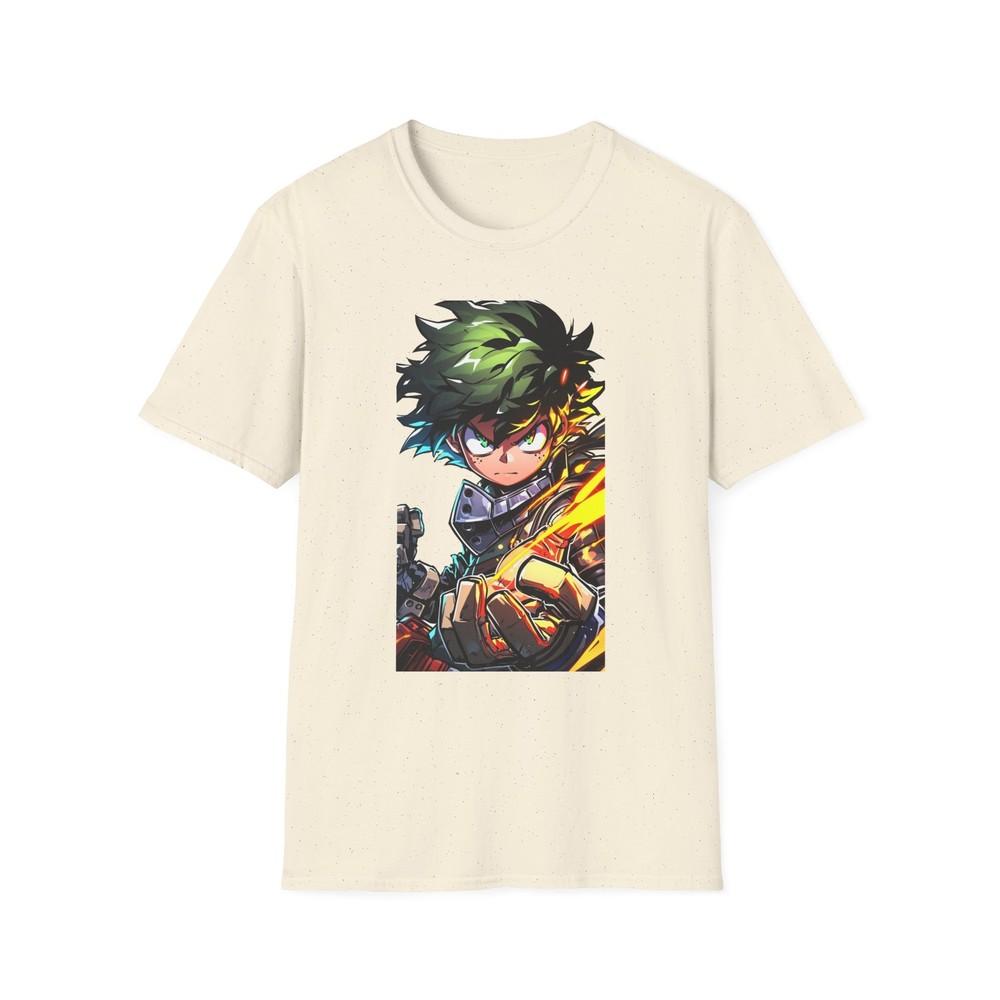 Anime Soft TShirt Izuku Midoriya Unisex Jl Anime Front Printed
