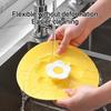 Floral silicone lids for food storage and cooking, silicone lids for bowls and food covers, silicone fresh lids for airtight seals on rim surfaces, si