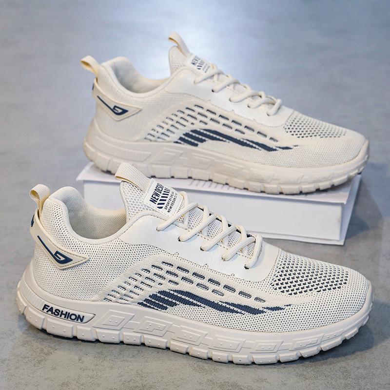 

Новые мужские кроссовки, летние сетчатые дышащие кроссовки для бега, легкие, с мягкой подошвой, для ходьбы, удобные, на шнуровке, повседневные мужские туфли 40