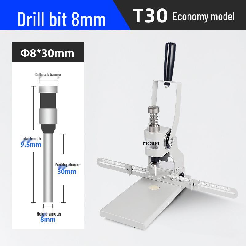 BaoYu T30 Manual Single Hole Puncher for Tags & Vouchers