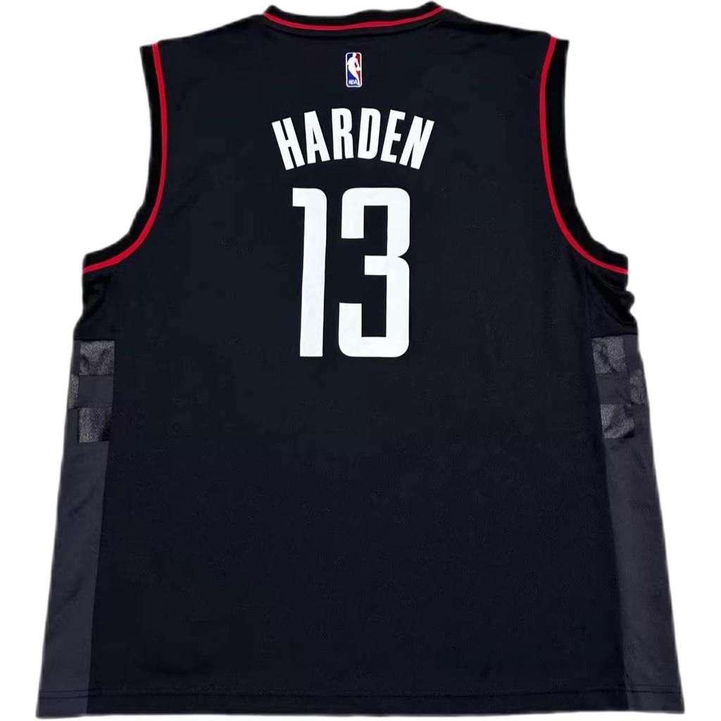 Adidas X NBA Collaboration Houston Rockets Harden Fashion Comfortable Soft Skin-Friendly Basketball Jersey Unisex jersey Black 7818A-3KH-AEB2072