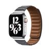 Apple Watch Fine Woven Twill Leather Magnetic Band for Series 5-9 & SE