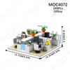 MOOXI House Furniture Series Bed Piano Drum Sets City Creative MOC Bricks Building Blocks Kids Toys Playing House Boy Girl Gifts