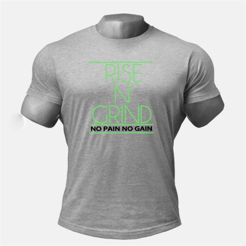 Do The Work New Brand Cotton Men Summer Gym Sports Bodybuilding and Fitness Printed O-neck Slim Fit Tee Shirt Homme