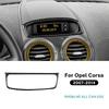 Pro Opel Corsa 2007 2008-2014 Karbonový Rám Středového Displeje Pro Čas Proti Poškrábání Palubní Desky Vnitřní Dekorace Vylepšení Mod Auto Příslušenství