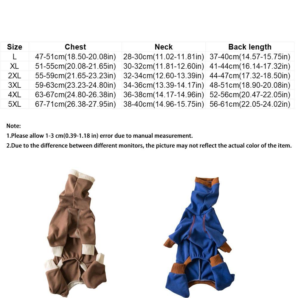 Casual Style High Neck Dog Jumpsuit Stretchy Breathable Pet Turtleneck Cold-Proof Plush Pet Warm Sportswear Daily Walk