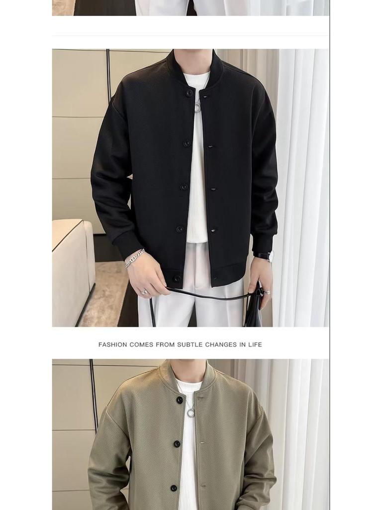 2025 Men's Casual Workwear Jacket - Trendy Spring/Autumn Fashion