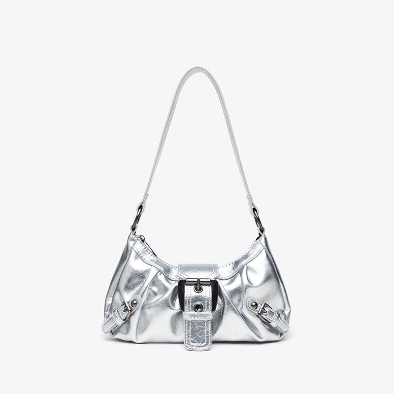 Damen Retro Falten Wolken Schultertasche - Auf Lager
